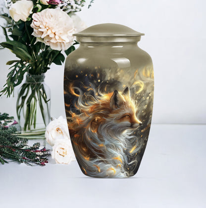 classic fox urn for human ashes