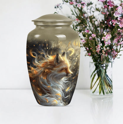 classic fox urn for human ashes