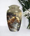 classic fox urn for human ashes
