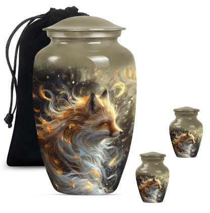 classic fox urn for human ashes