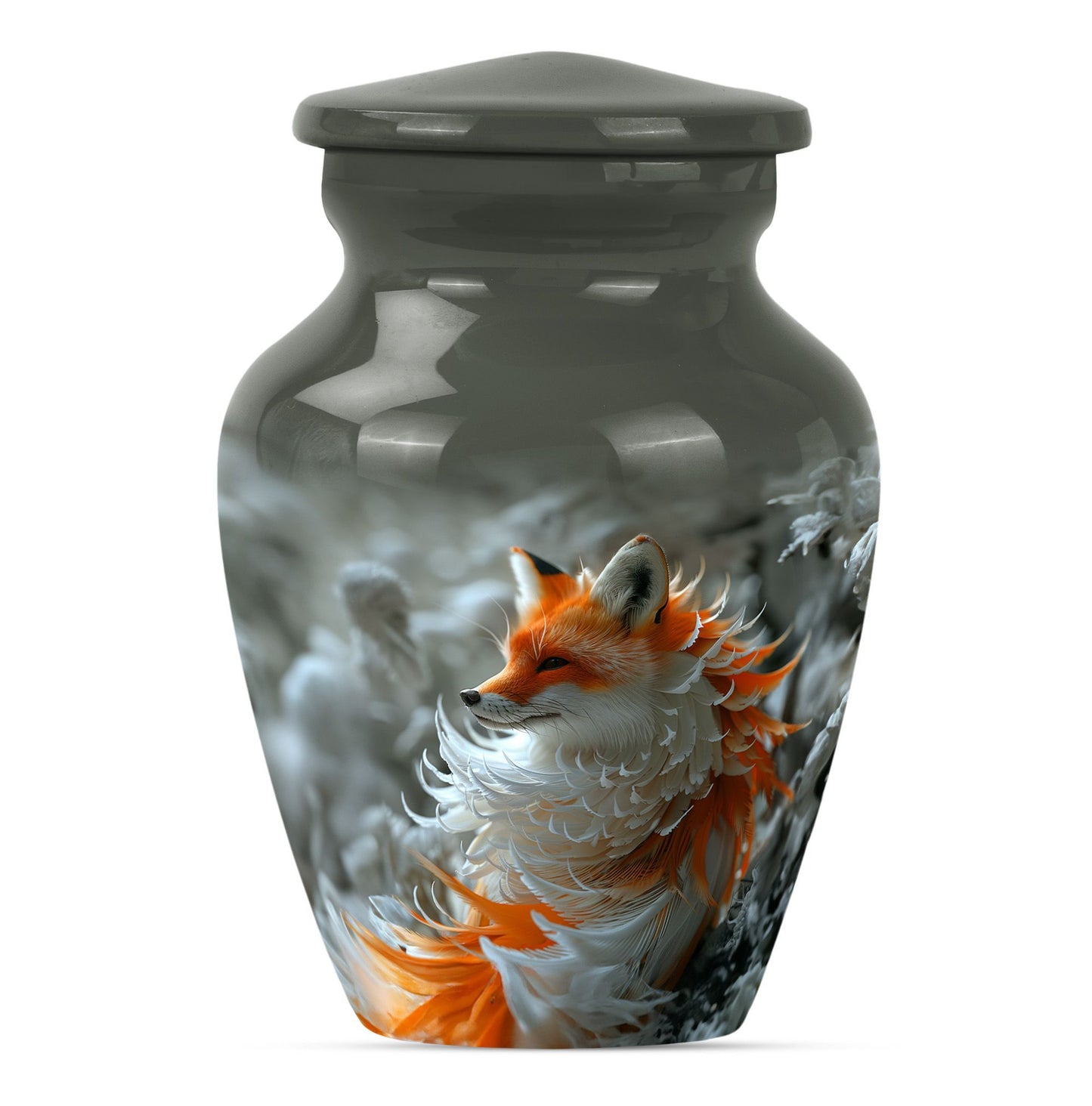 Classic 10 inch Fox Urn, Butterfly themed,