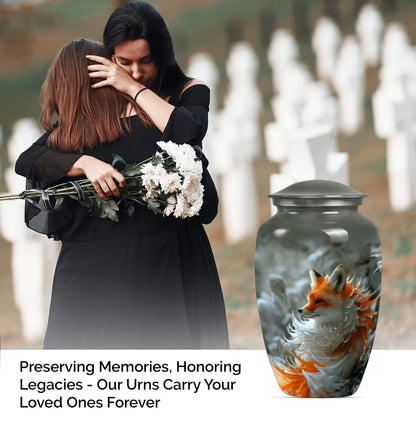 Classic 10 inch Fox Urn, Butterfly themed,