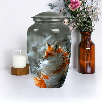 Classic 10 inch Fox Urn, Butterfly themed,