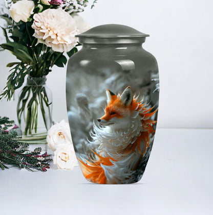Classic 10 inch Fox Urn, Butterfly themed,