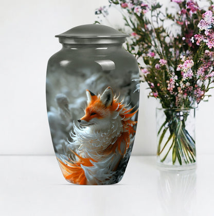 Classic 10 inch Fox Urn, Butterfly themed,