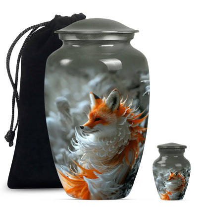 Classic 10 inch Fox Urn, Butterfly themed,