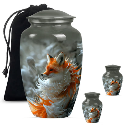 Classic 10 inch Fox Urn, Butterfly themed,