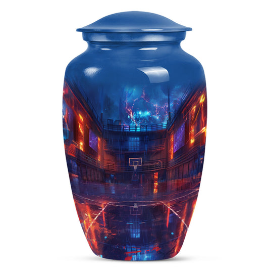 Urn basketball burial urn
