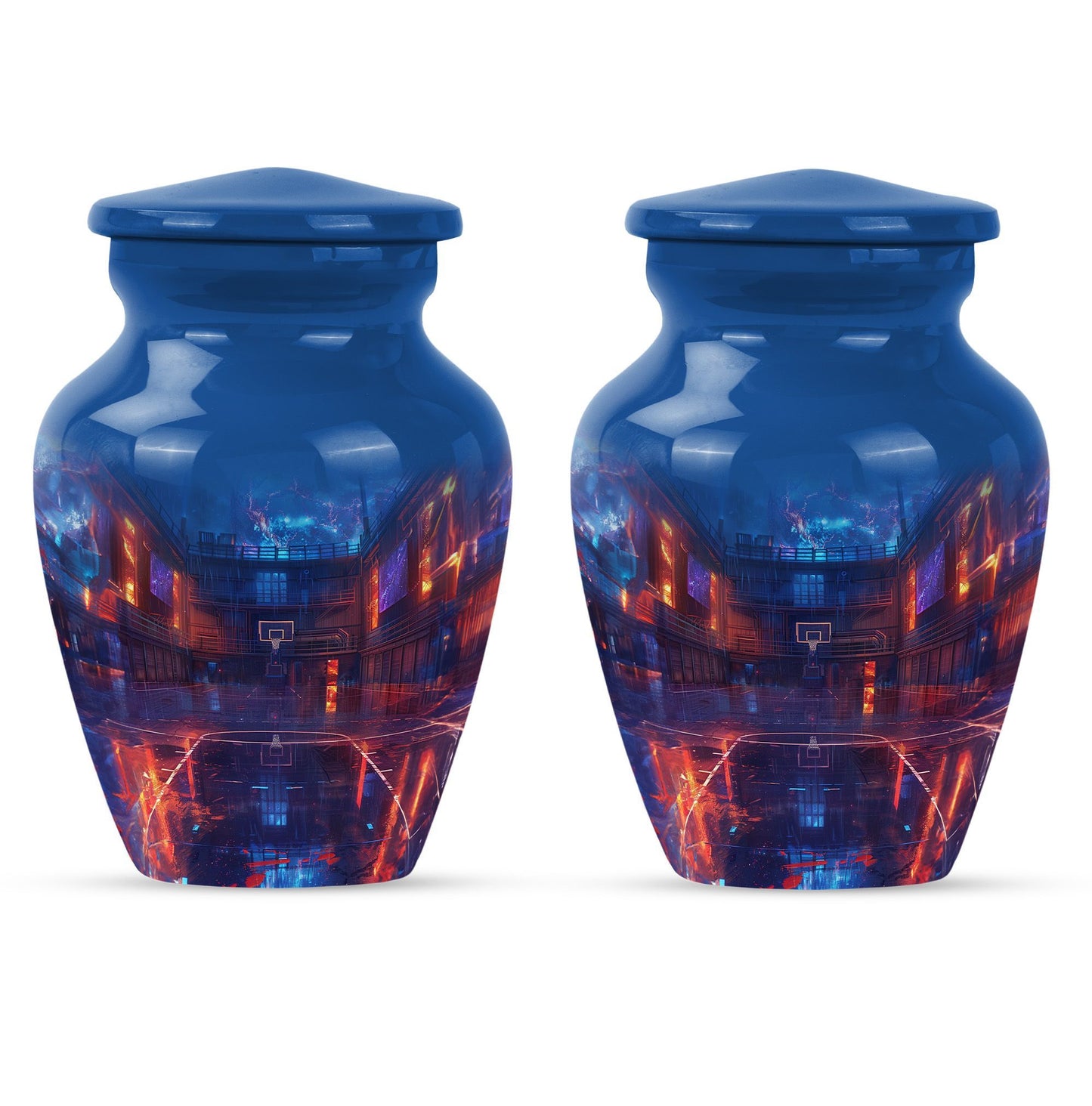 Urn basketball burial urn