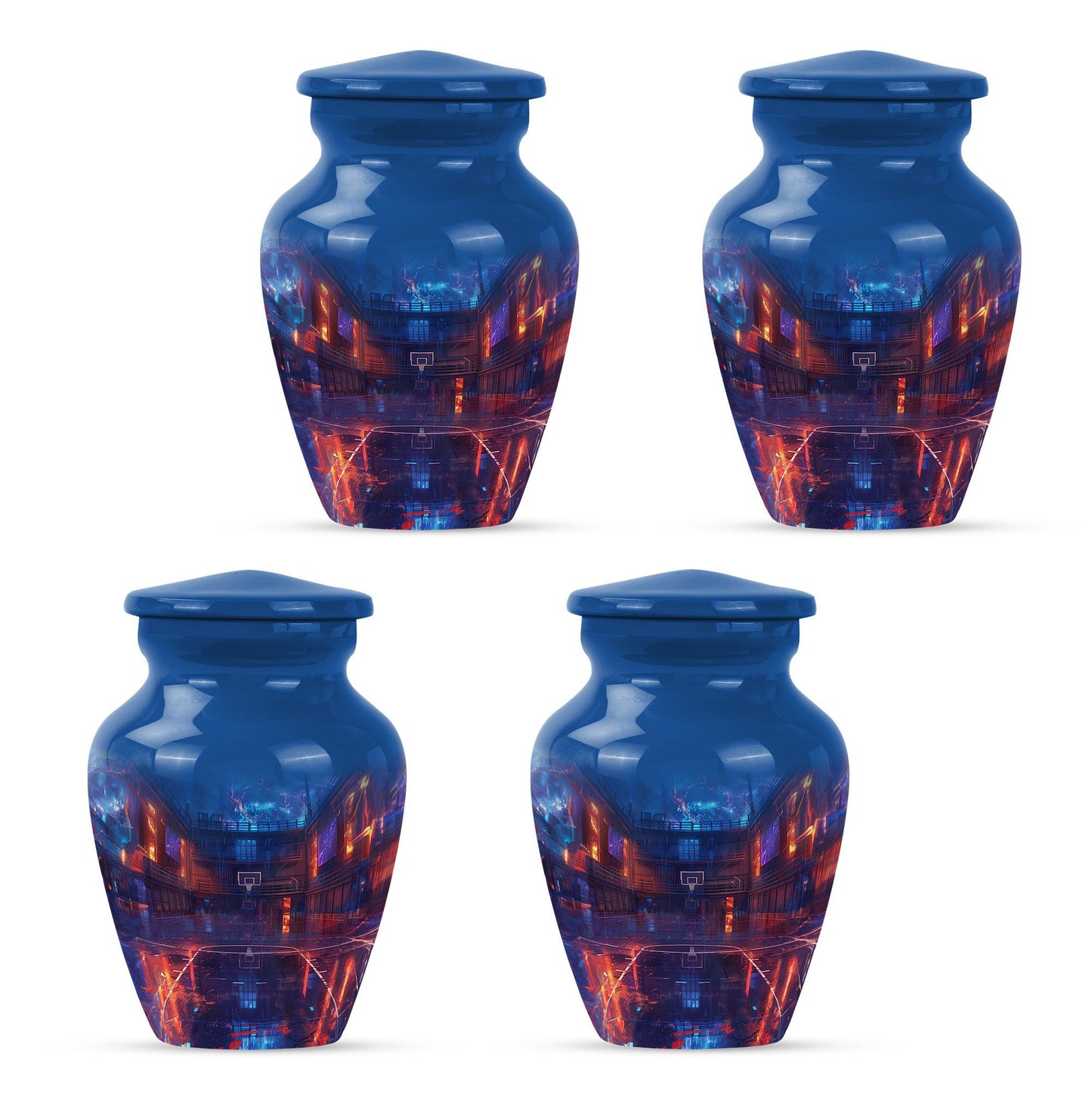 Urn basketball burial urn