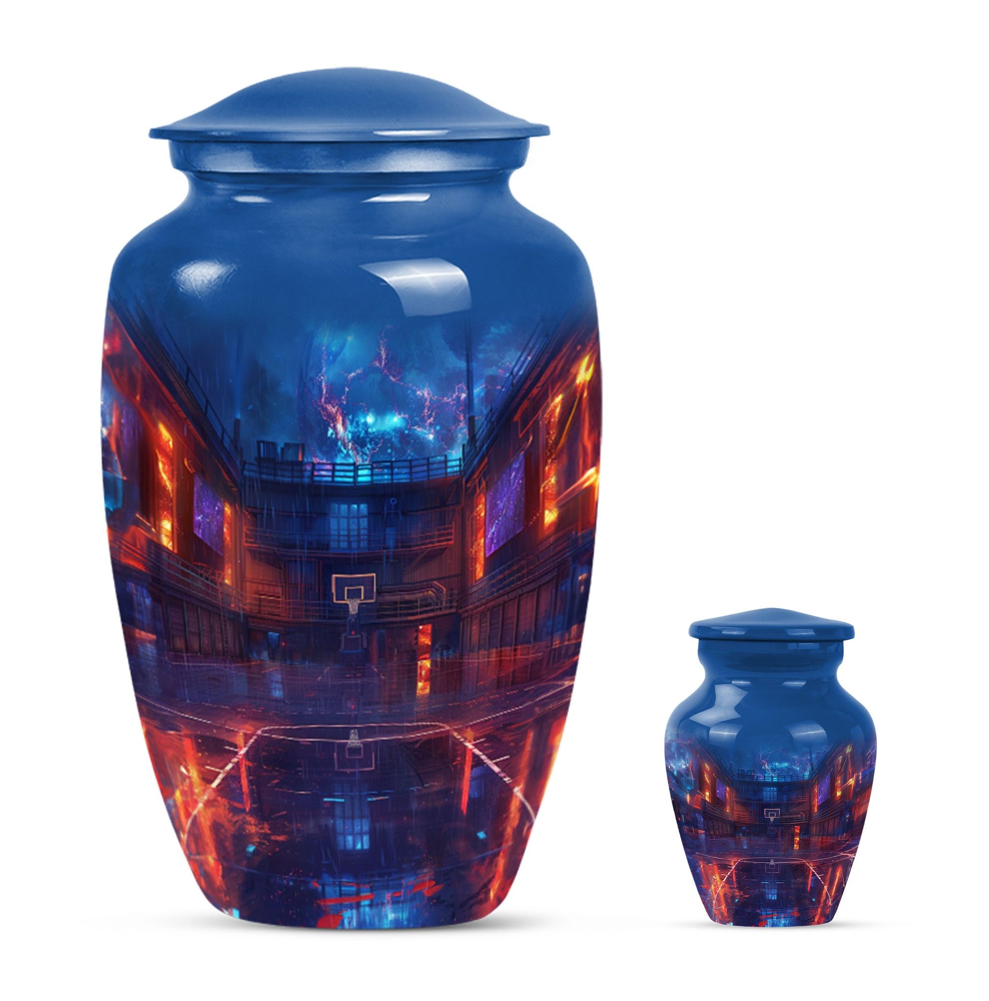 Urn basketball burial urn