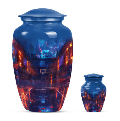Urn basketball burial urn