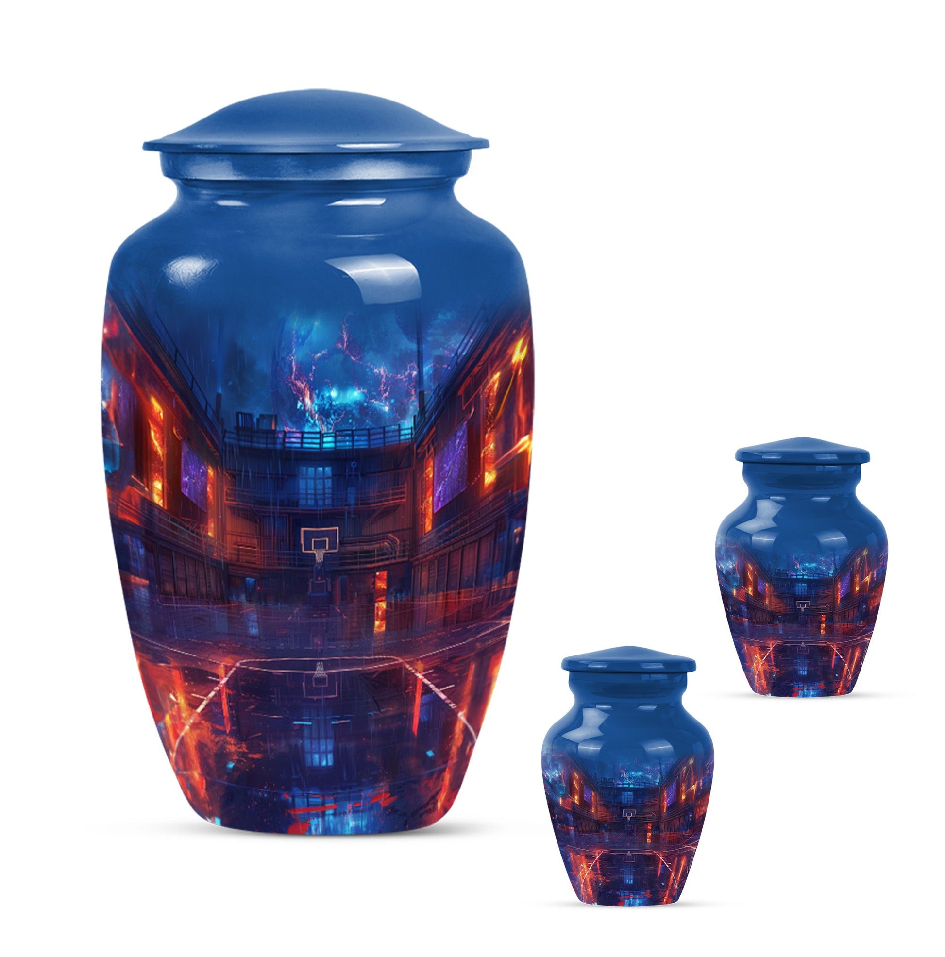 Urn basketball burial urn