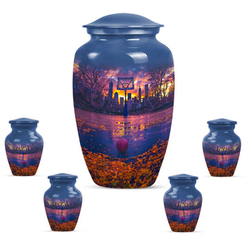 Large Urn with 4 Small Urn