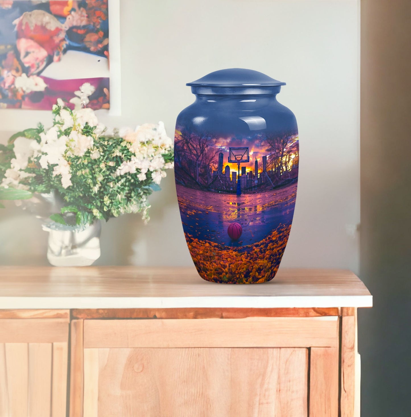 basketball urn 