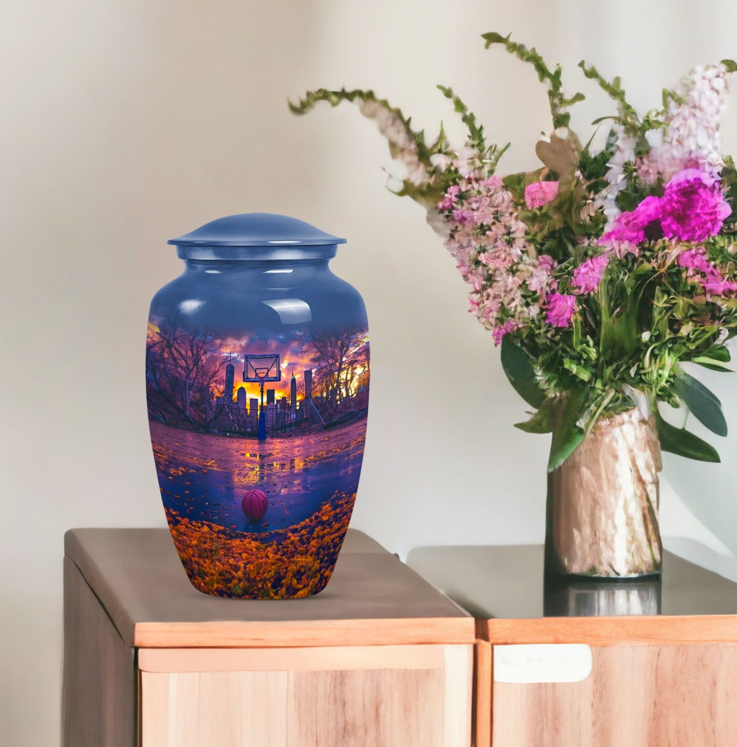 basketball urn 