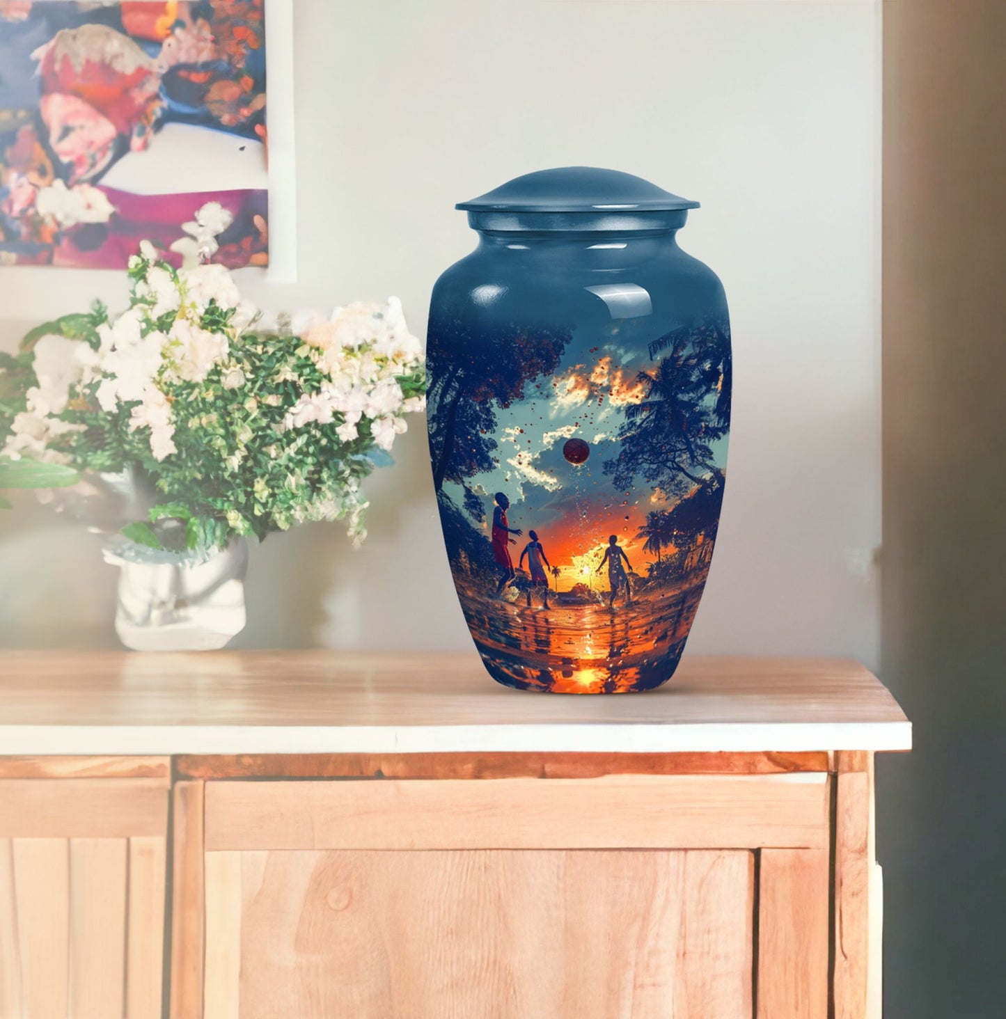  basketball urn for cremation ashes,