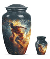 basketball urn with butterfly