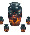 Basketball Theme Large Urn With 4 Keepsake Urn
