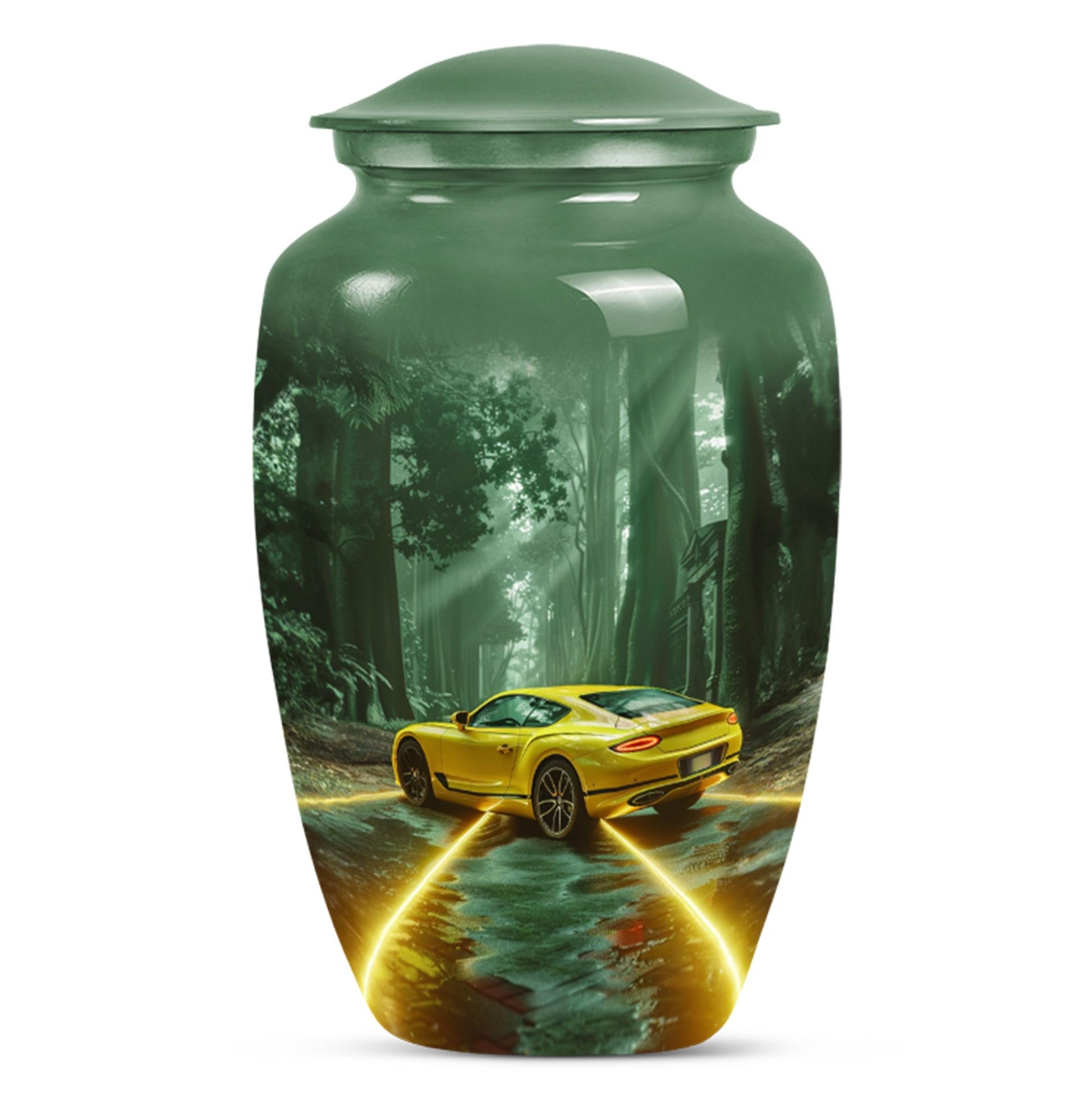 Car Theme Large Urn 10 Inch