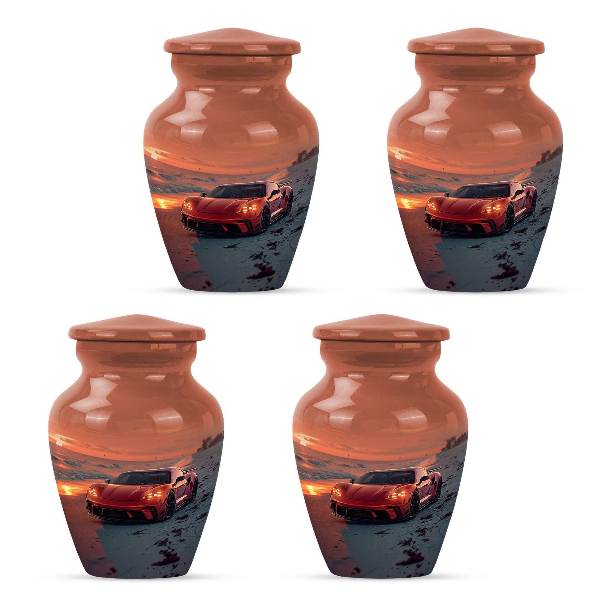 Car Theme 3 Inch Keepsake Pack of 4