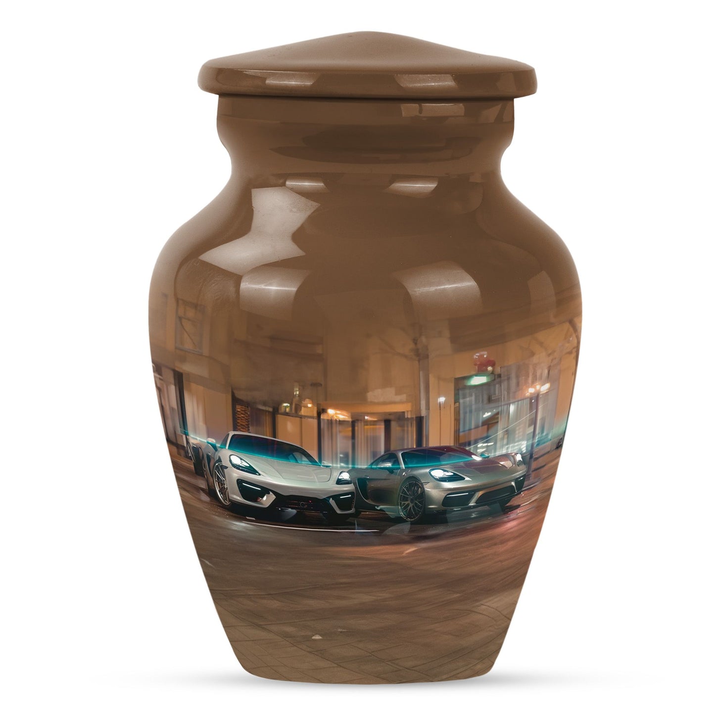  car urn for mom with butterfly