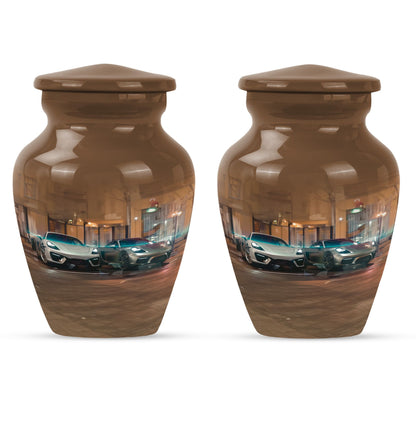  car urn for mom with butterfly