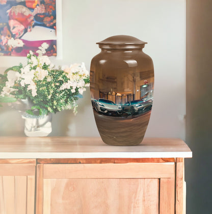  car urn for mom with butterfly