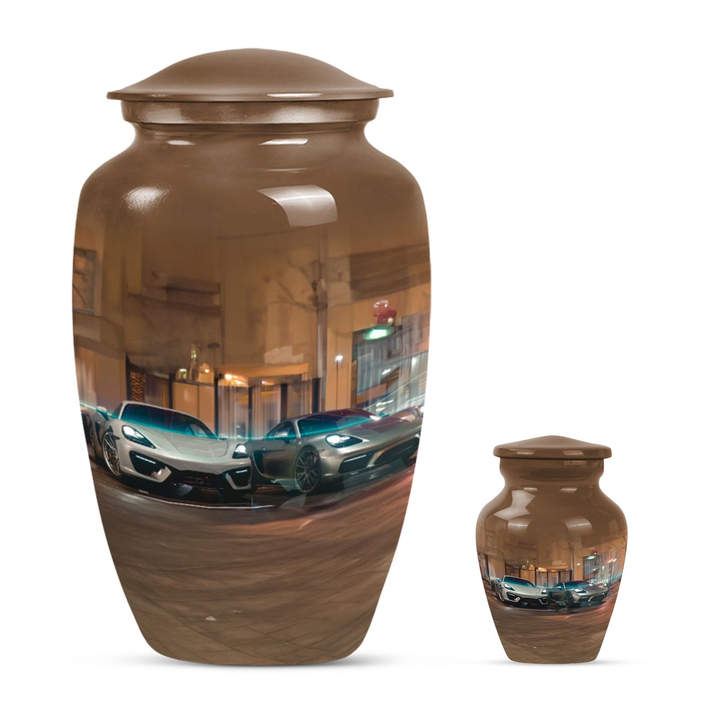  car urn for mom with butterfly
