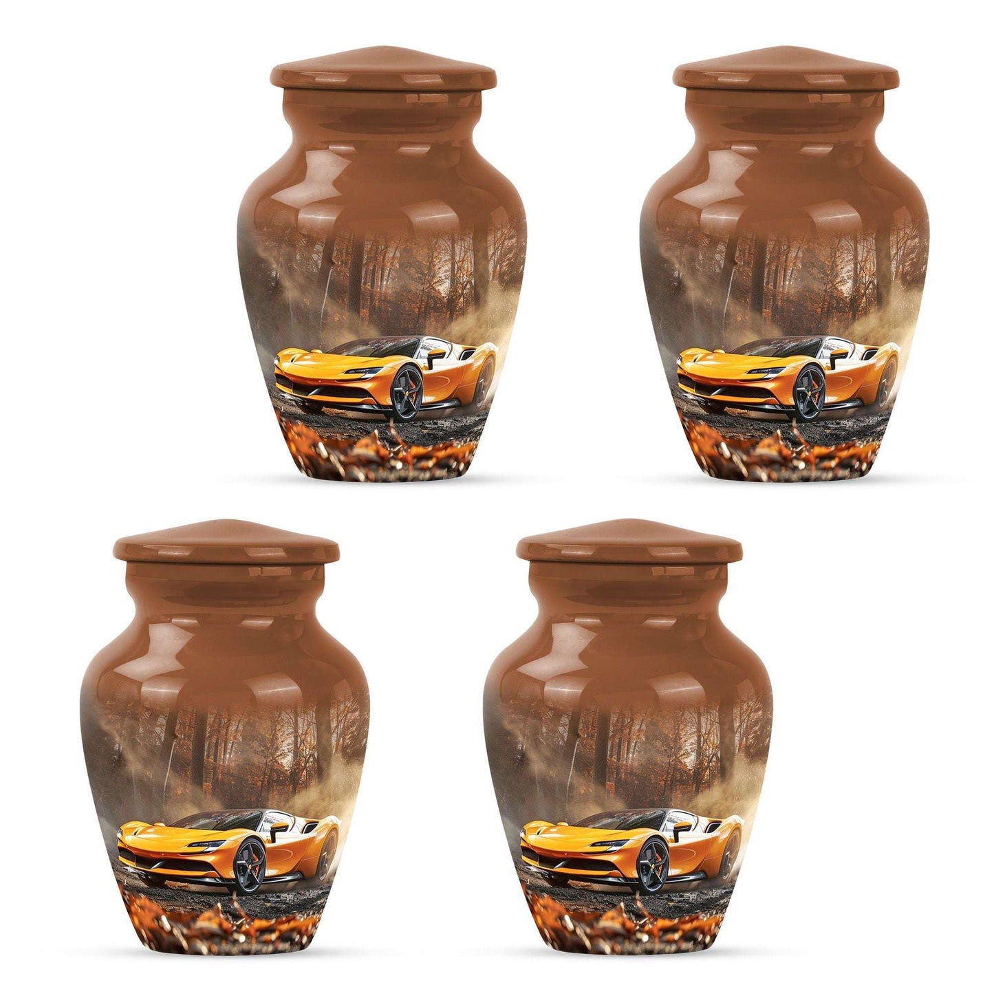 Car Theme 3 Inch Keepsake Pack of 4