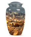 Car Theme Large Urn 10 Inch