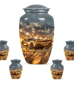 Car Theme Large Urn With 4 Keepsake Urn