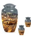Car Theme Large Urn With 2 Keepsake Urn