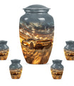 Classic 10-inch aluminum car urn 