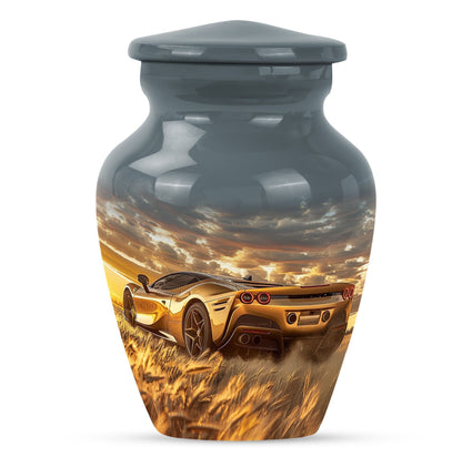 Classic 10-inch aluminum car urn 