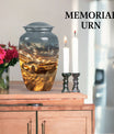 Classic 10-inch aluminum car urn 