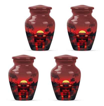 Car Theme 3 Inch Keepsake Pack of 4