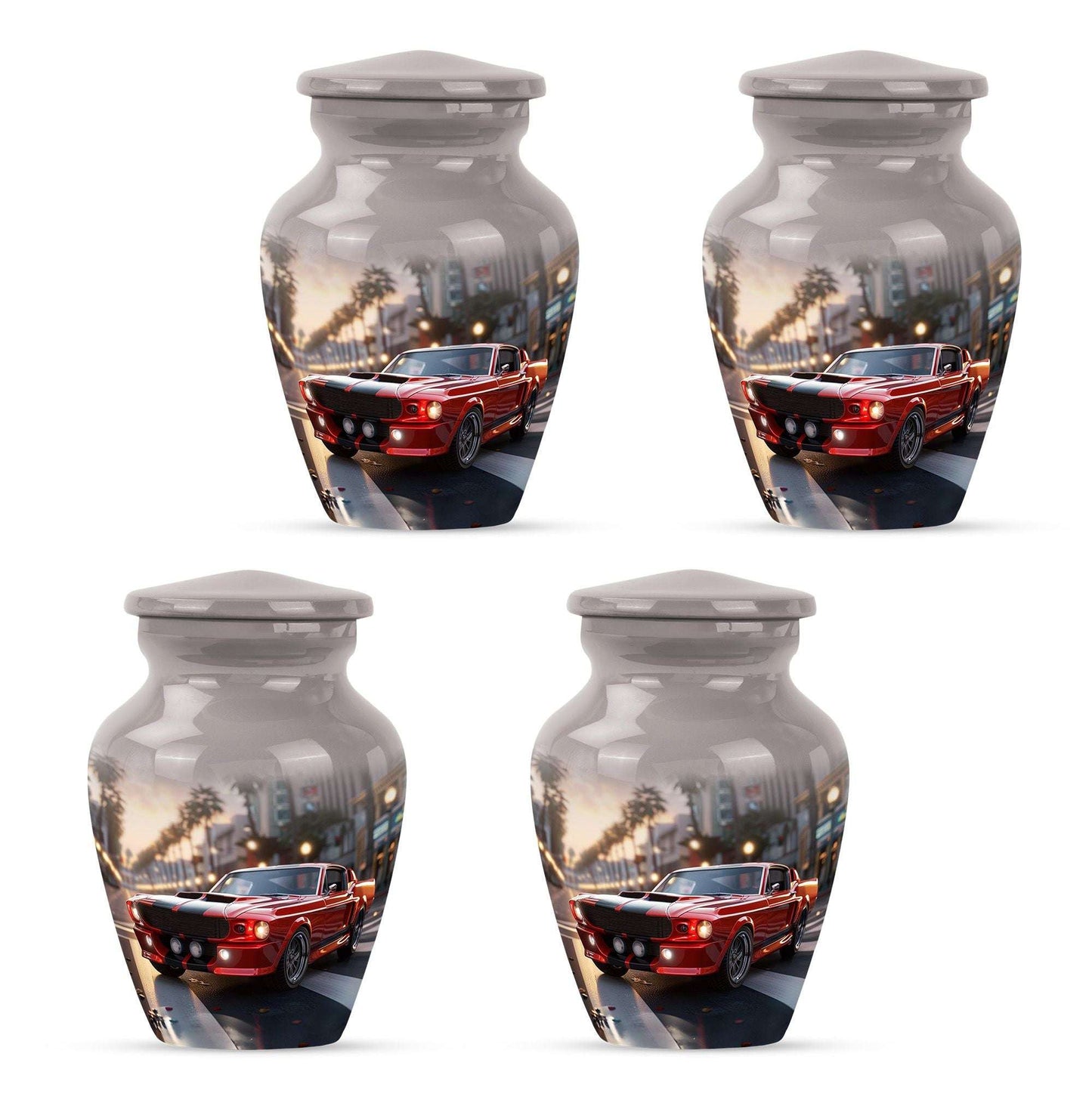 Car Theme 3 Inch Keepsake Pack of 4