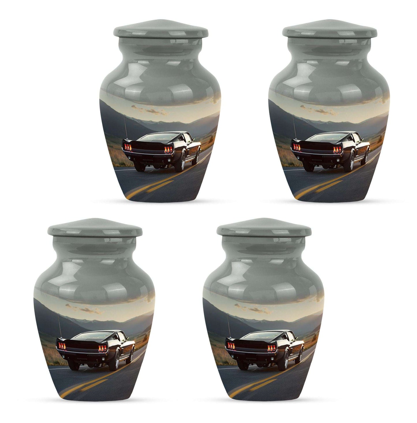 Car Theme 3 Inch Keepsake Pack of 4