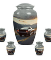 Car Theme Large Urn With 4 Keepsake Urn