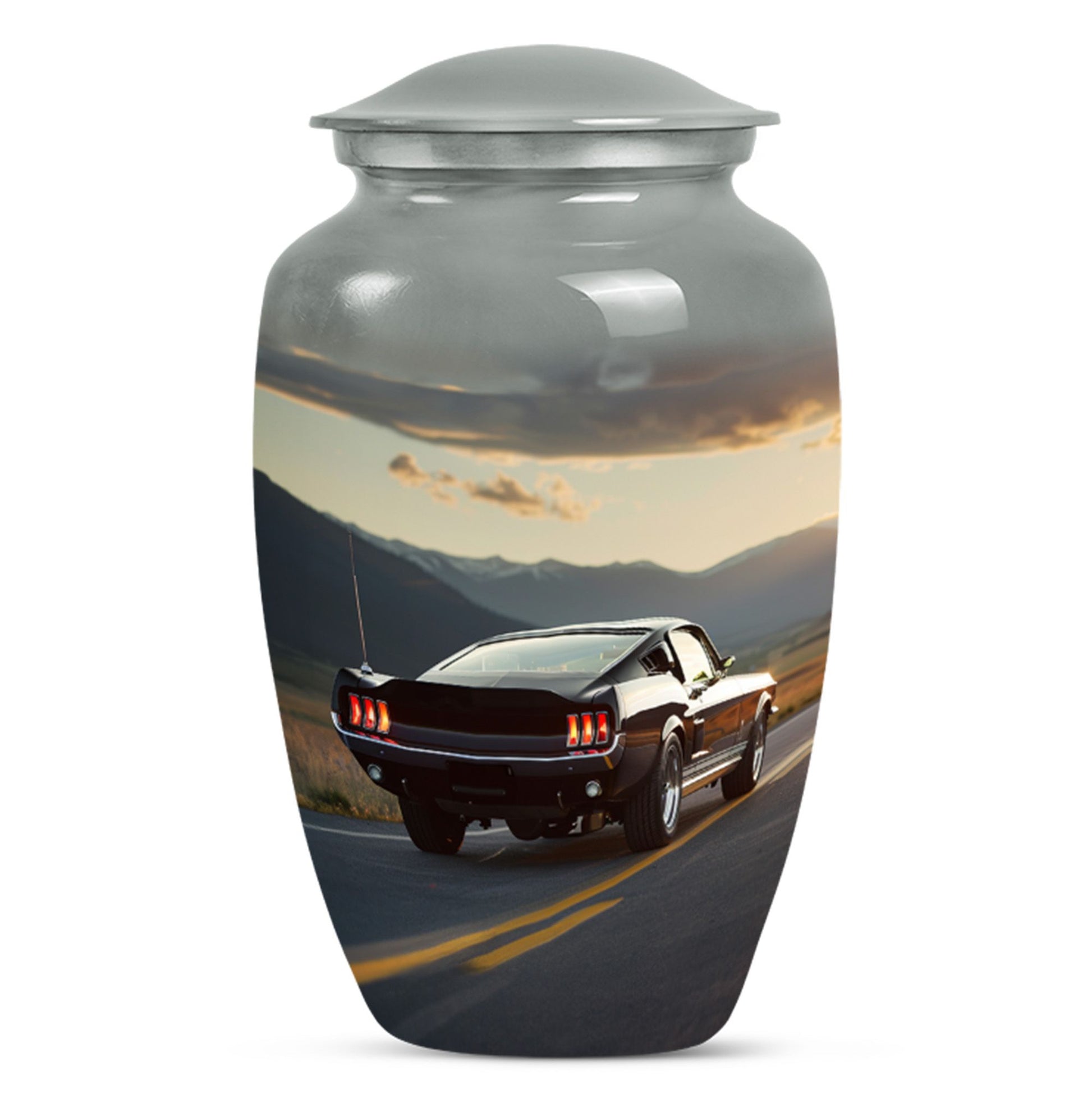Car Theme Large Urn 10 Inch