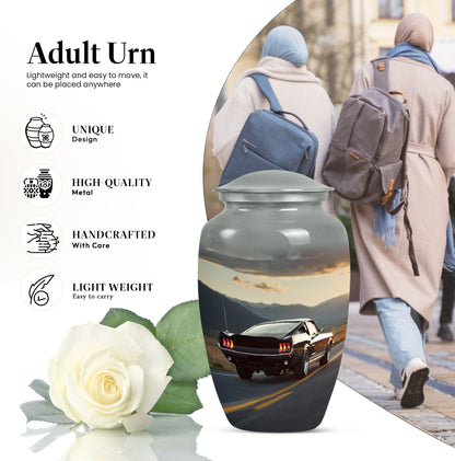 classic car urn  for human ashes