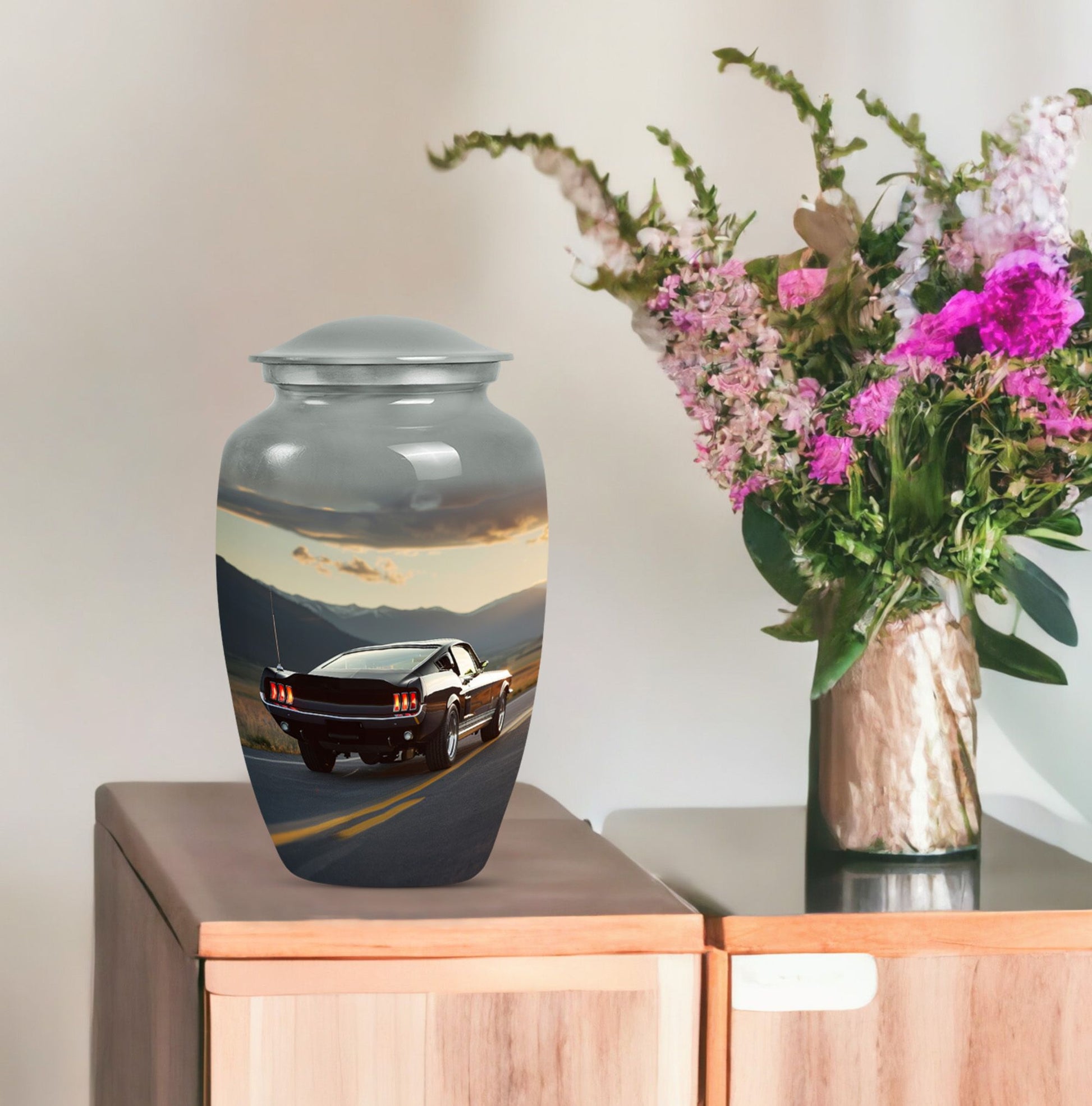 classic car urn  for human ashes
