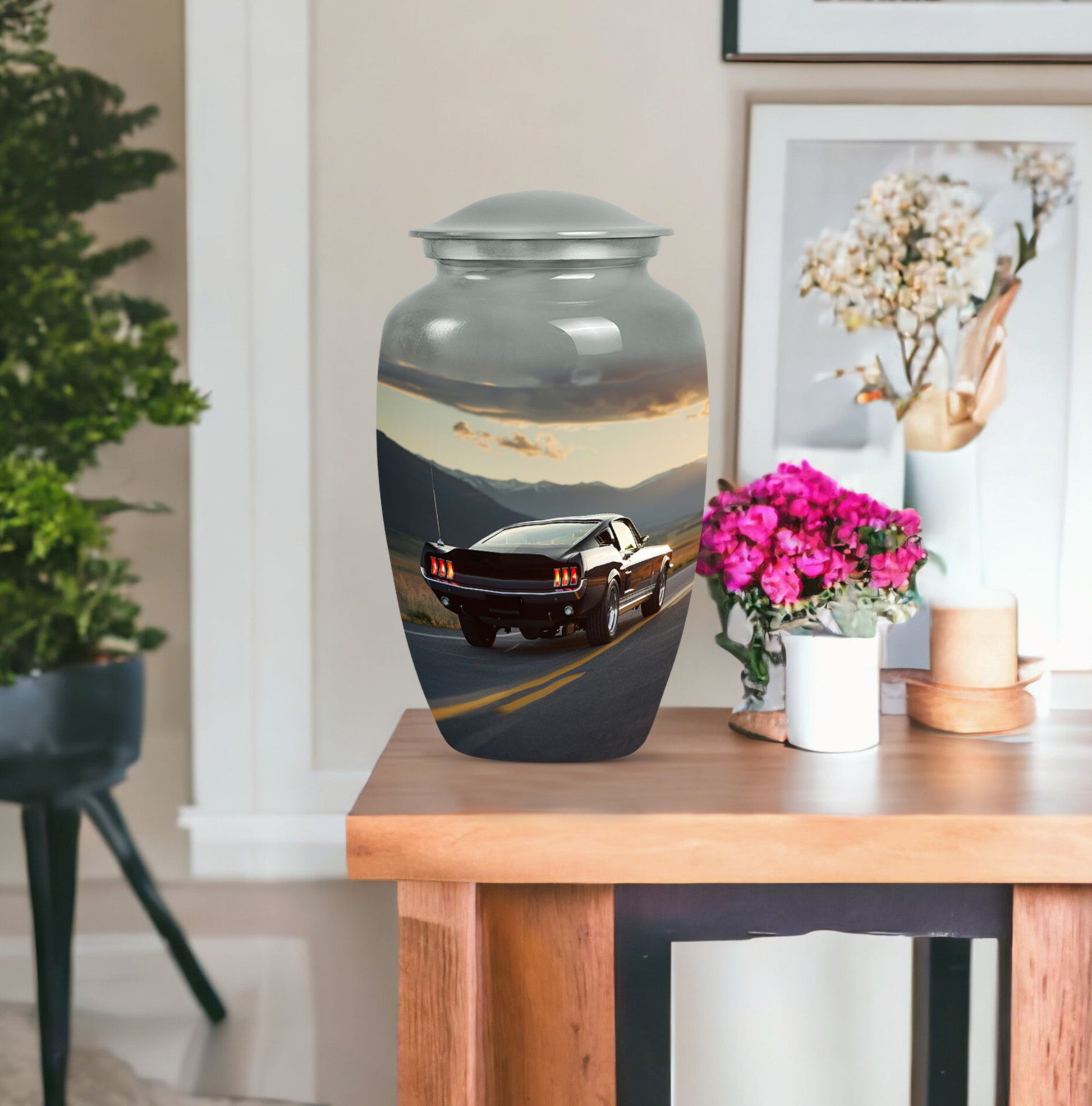 classic car urn  for human ashes