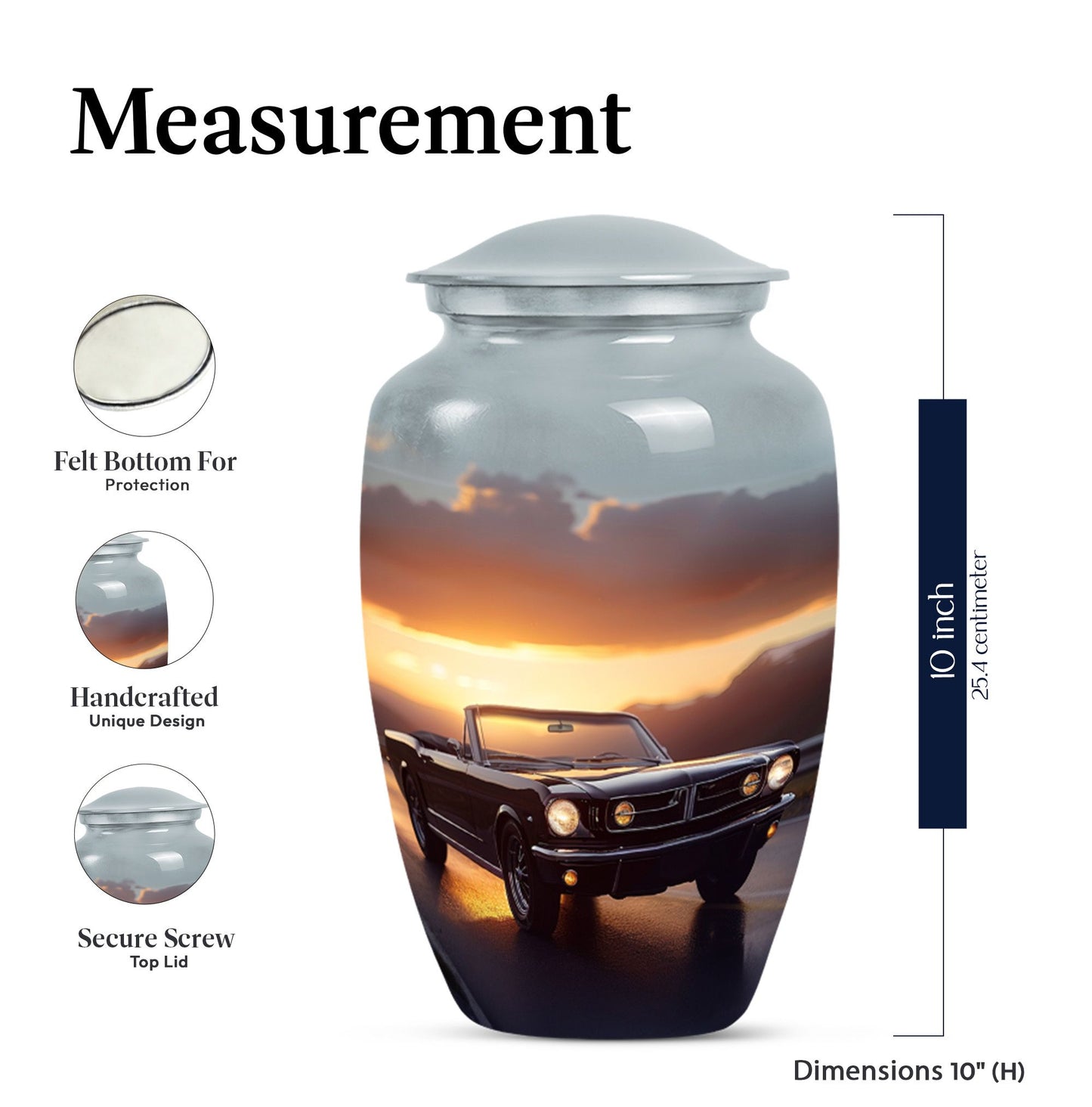 classic car urn for ashes