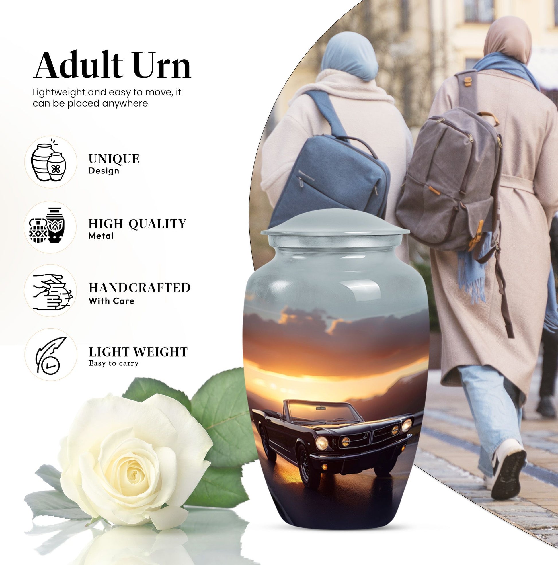 classic car urn for ashes