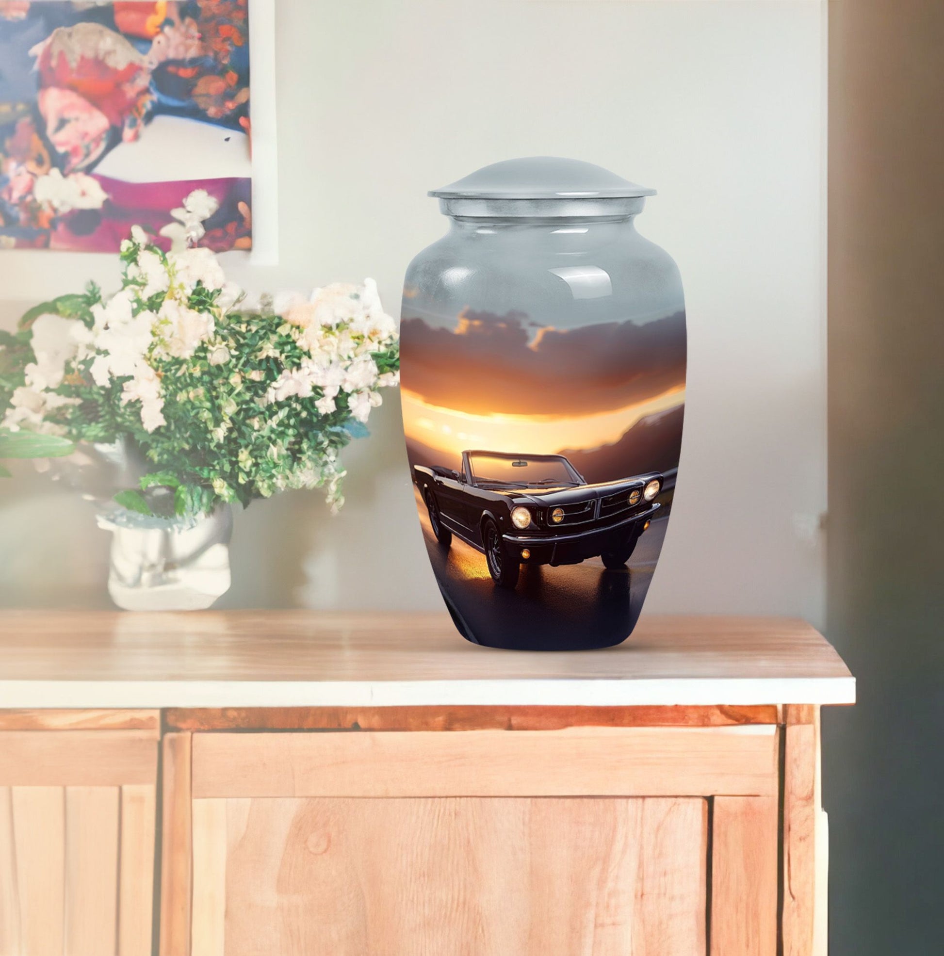 classic car urn for ashes