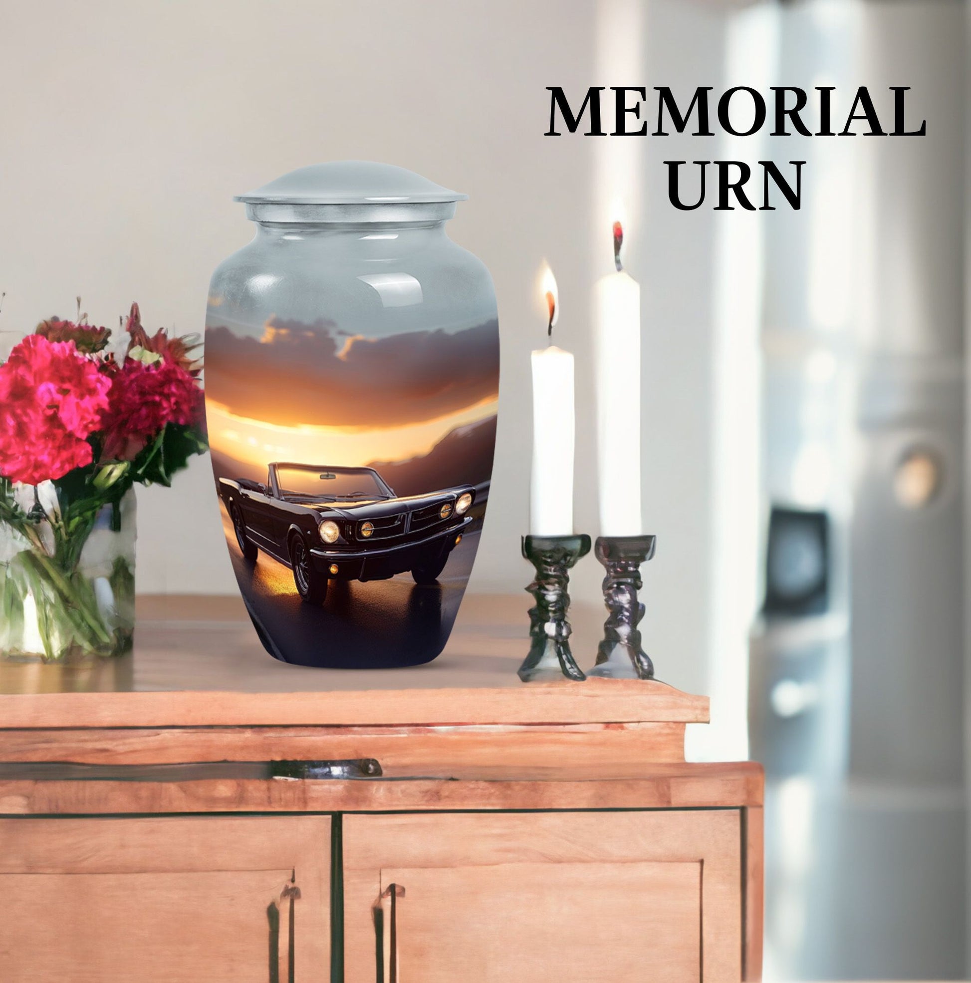 classic car urn for ashes