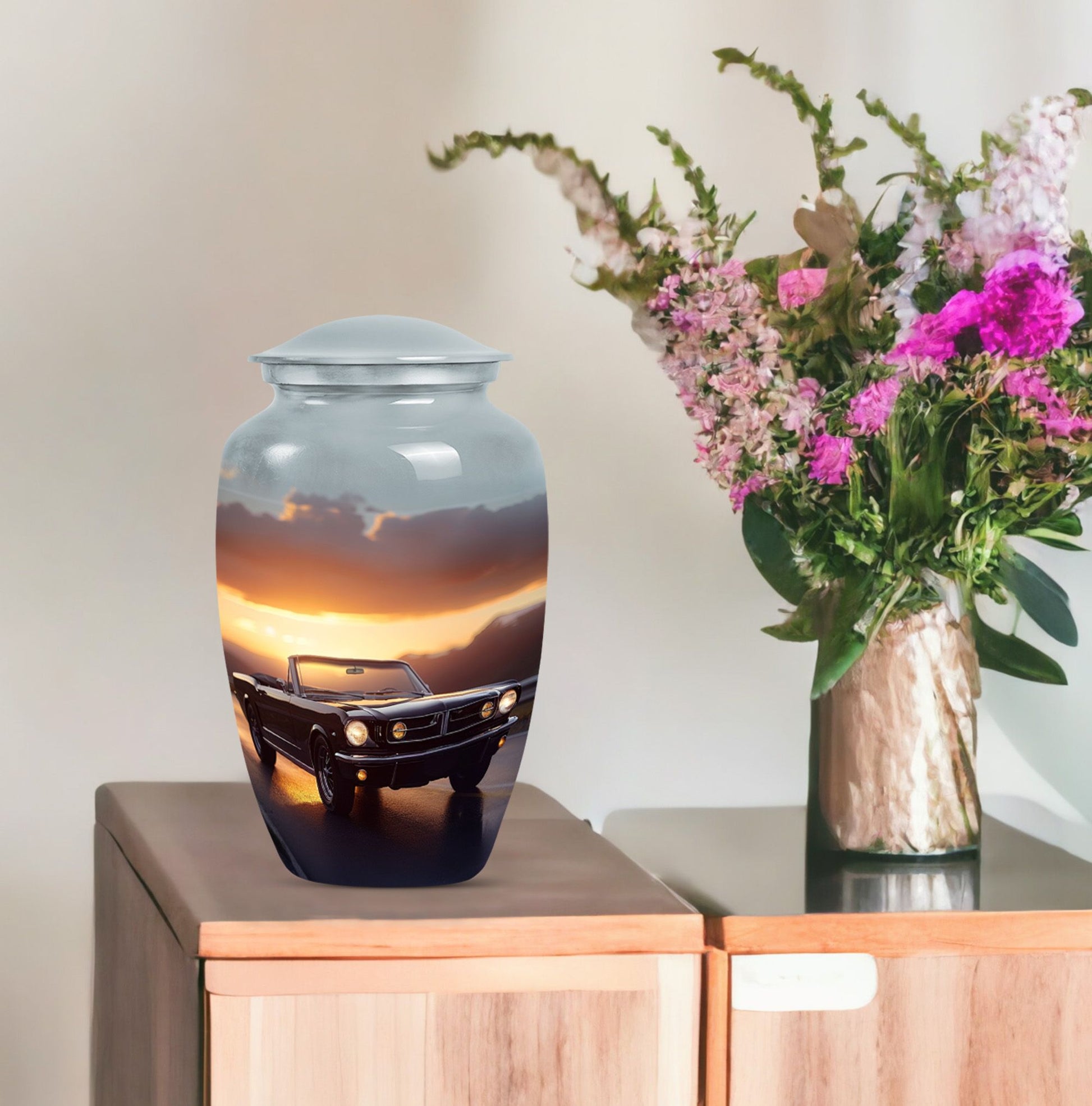 classic car urn for ashes