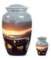 Car Theme Large Urn With 1 Keepsake Urn